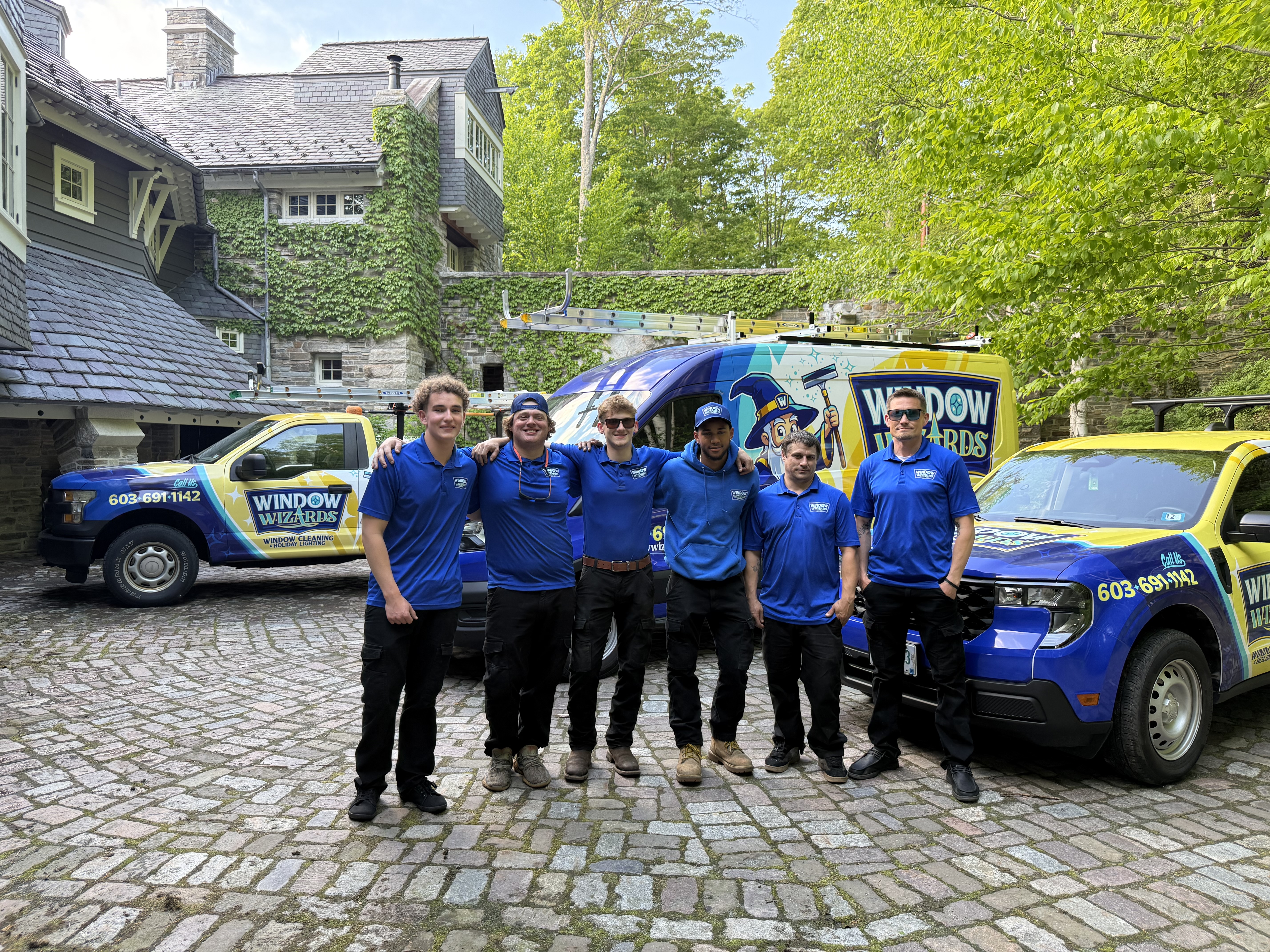 Window Wizards professional window cleaning team in Upper Valley - ready to serve Hanover, Lebanon, Norwich, and surrounding areas